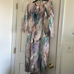 H&M quarter sleeve midi dress